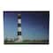 LED Black & White Striped Lighthouse Canvas Wall Art